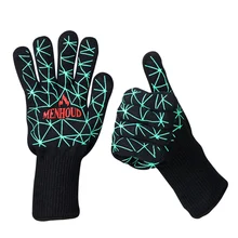 1 пара термостойких Температура сопротивление не скользят перчатки гриль для выпечки Духовка Пот Держатель Пособия по кулинарии перчатки удобного ношения