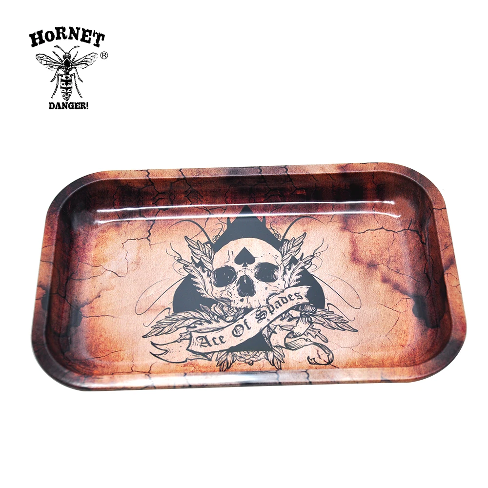 HORNET Tobacco Rolling Tray 27.5cm*17.5cm*2.3cm Handroller Accessories Rolling Trays Rolling Tools Tobacco Smoking Storage Tray