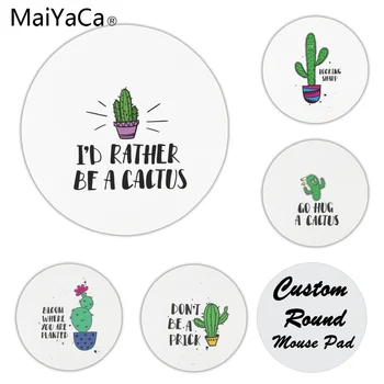 

MaiYaCa New Arrivals Cacti Cartoon Stuck on You Silicone Pad to Mouse Game Size for 200*200*2mm and 220*220*2mm Mousepad