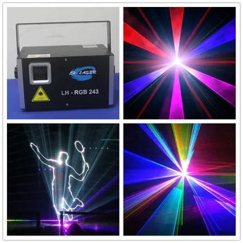 

2 Watt RGB Full Color Laser Light/ 2W RGB Animation laser light projector/ Disco Lighting/ Halloween Christmas Laser Lighting