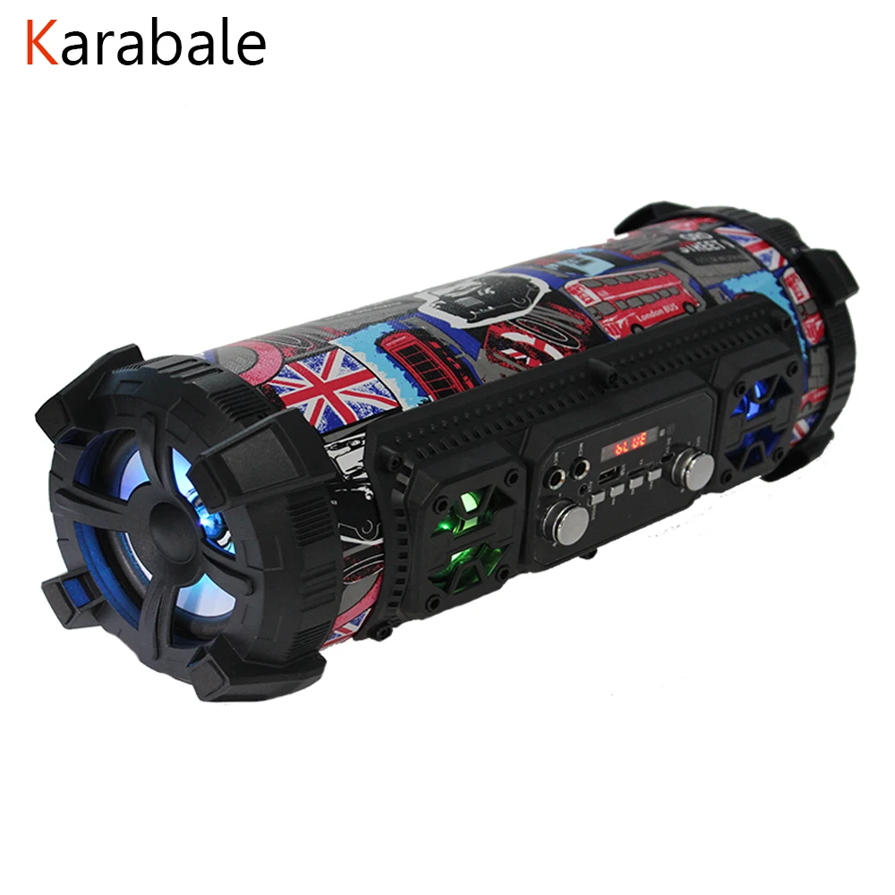 Hifi Portable Outdoor Bluetooth Speaker FM Radio Move KTV 3 Sound Units