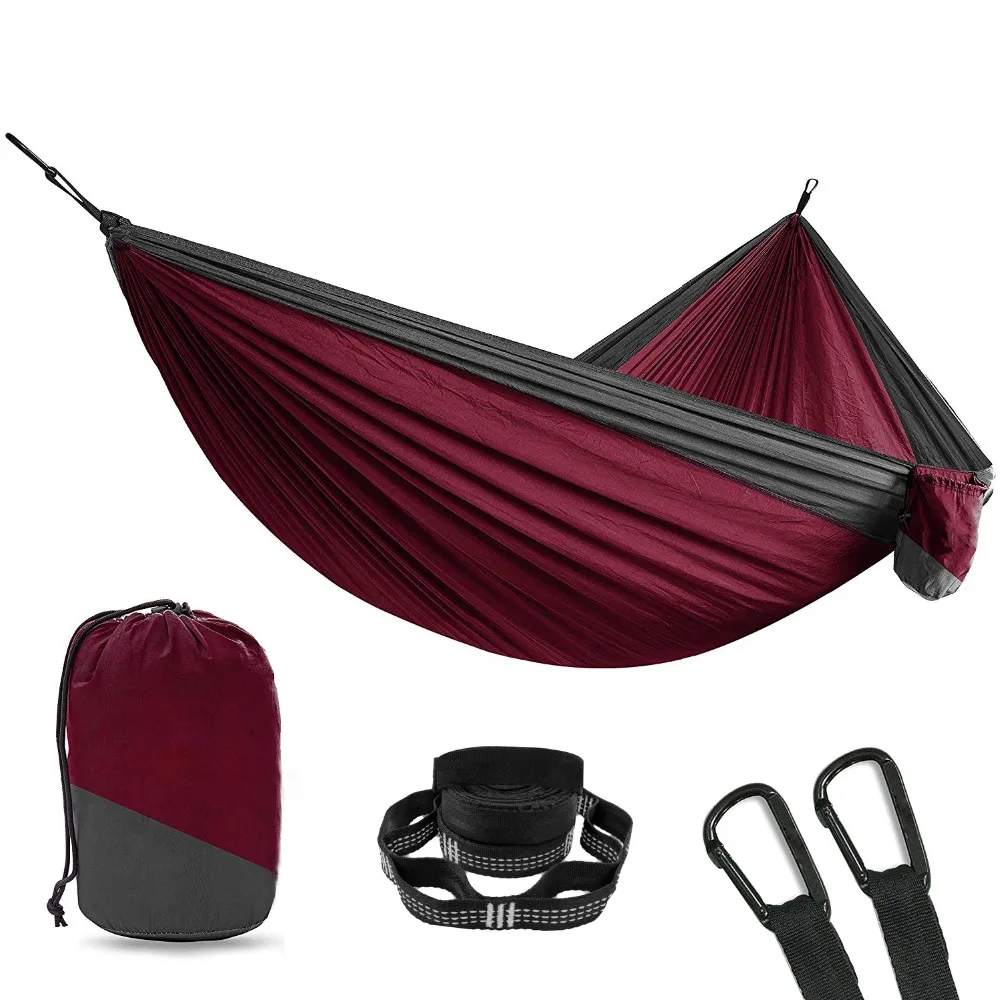 

Ultralight Hiking Camping Hammock Portable Nylon Safety Parachute Hamac Hanging Chair Swing Outdoor Double Person Leisure Hamak