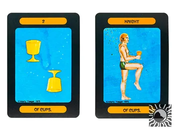 

78+2pcs 100% original Yeager Tarot Of Meditation board game tarot cards deck all in English version