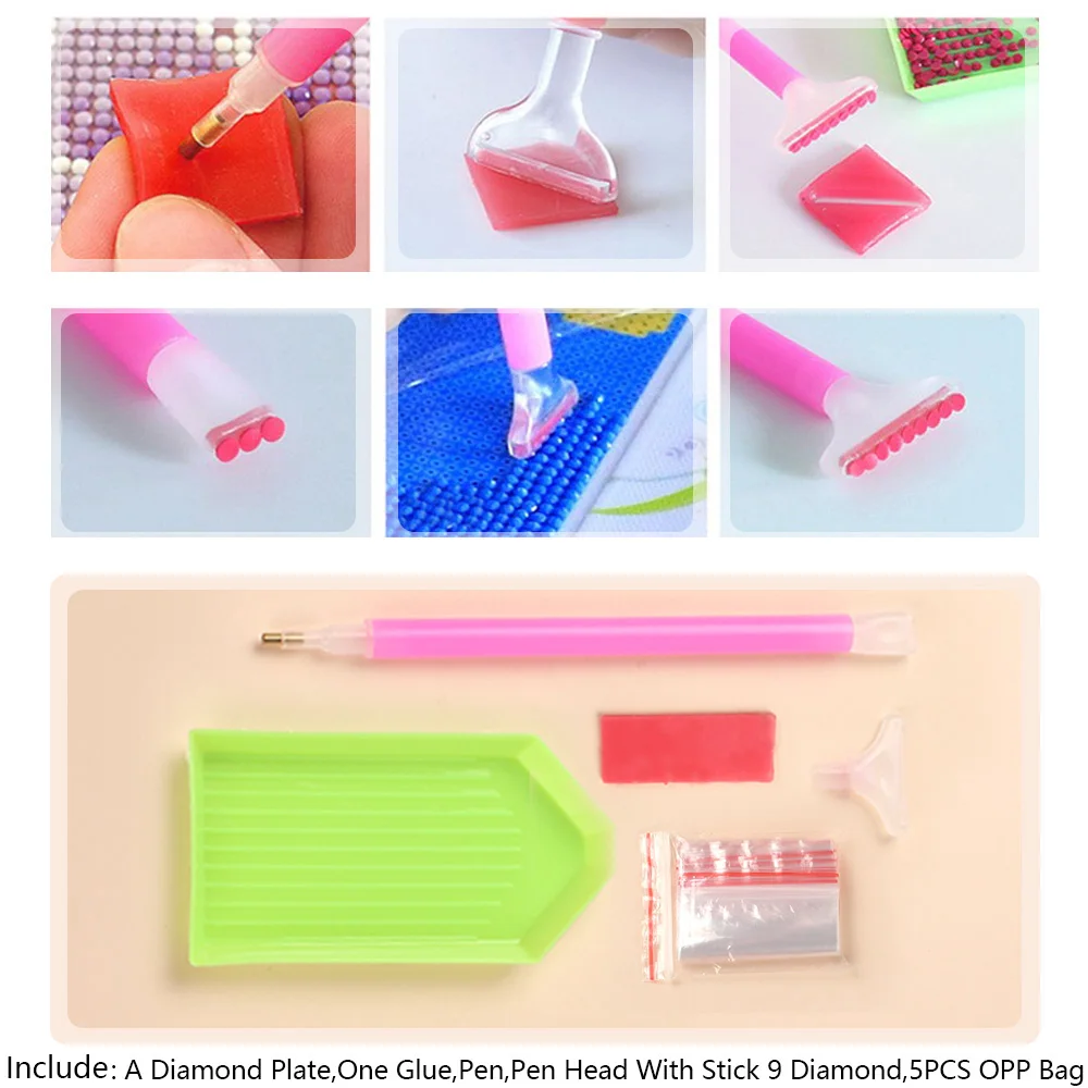 5d diy pintura diamante gato tigre animal