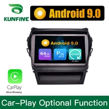 Android 9 0 Ram 4G Rom 64G PX6 Cortex A72 автомобильный DVD gps мультимедийный плеер