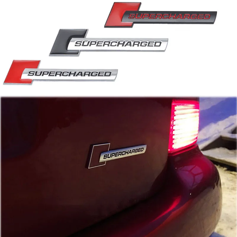 Алюминиевая наклейка на бейдж supercharger автозапчасти для Mini One Cooper R50 R52 R53 R55 R56 R60 R61