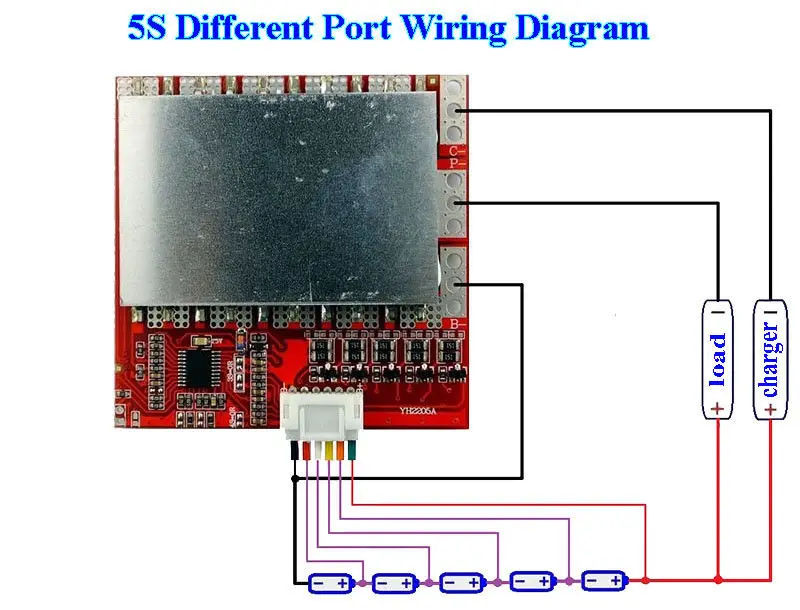 4S 5S 100A w/баланс 3,2 V LiFePO4 литиевая батарея ячейка PCB плата защиты BMS литий-железо-фосфатная батарея Зарядка