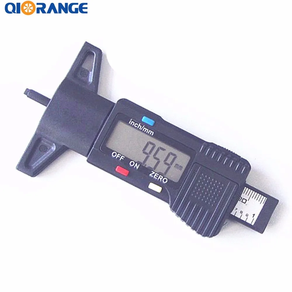Car Digital 0-25.4mm Tyre Tire Tread Depth Tester Gauge Meter Measurer Caliper LCD Display tpms tire monitoring Repair Tool |