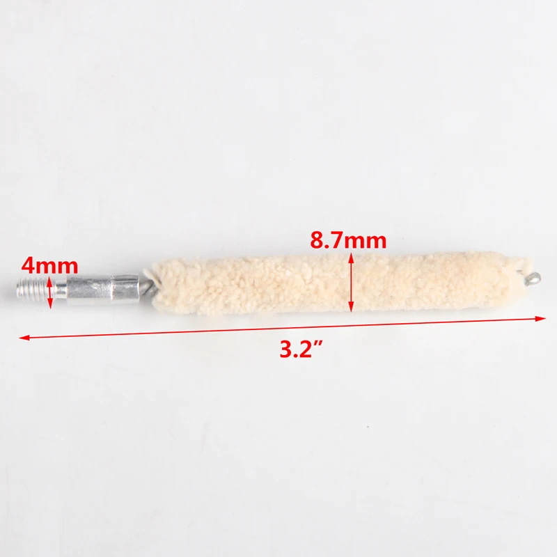 Tactical .30cal Mop Brush Cotton Clean Swab Gun Cleaning Brush for Hunting Rifle  5pcslot RL37-0049-30 (7)
