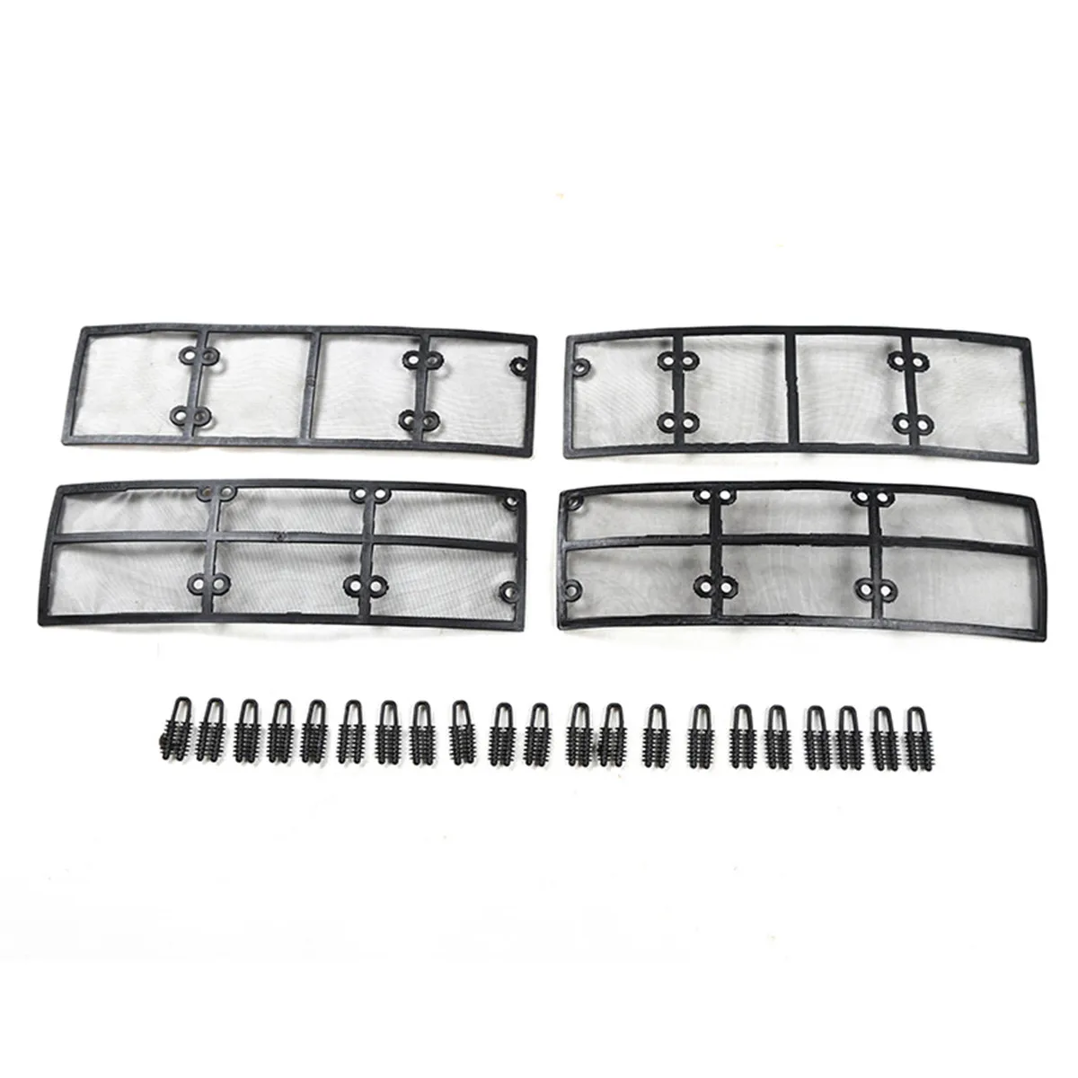 Líquido de Aço Inoxidável plus Plástico Dianteira do Carro para Toyota 4 Pçs e set Inseto Grade Rav4 2016 2017 2018 Acessórios 9 Cheap Estilo de cromo