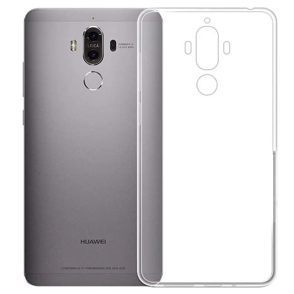 Чехол для huawei mate 9 TPU Силиконовый прочный прозрачный мягкий чехол Pro защитный на