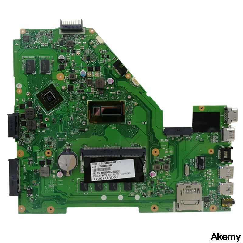 X550LD материнская плата для For Asus X550LC A550L Y581L W518L X550LN ноутбук Mainboard Оригинал GT820M i5