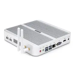 Hystou fmp03 безвентиляторный Мини-ПК core-i5-4200u Intel hm86 Express с HDMI VGA Выход 16 ГБ + 4 г EMMC + 64 г SSD