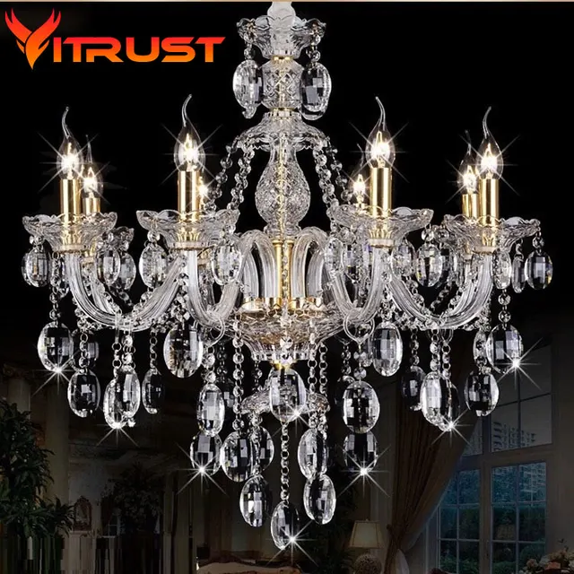 Moderno comedor luz led ramas vidrio candelabros dormitorio candiles de