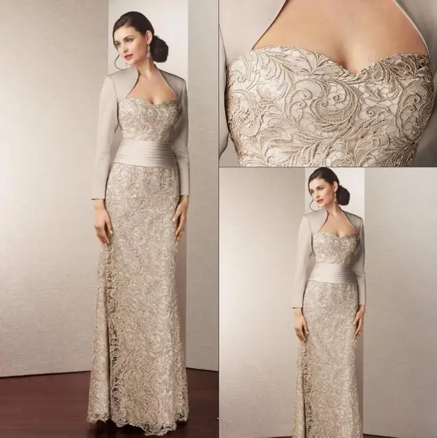 con chaqueta larga de la madre de la novia vestidos de novia 2017