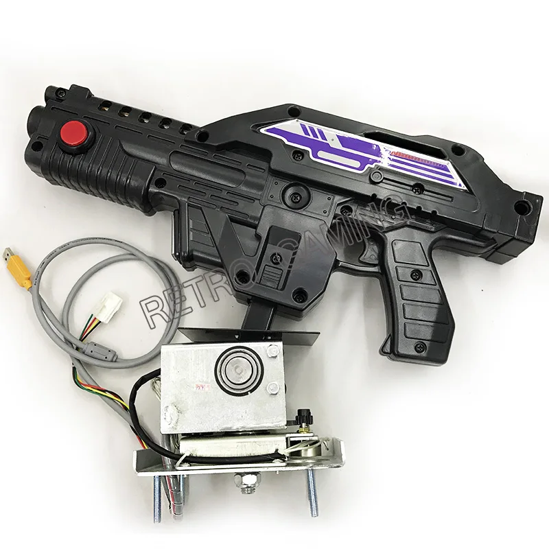 US $157.99 gun for aliens extermination shottting machine shooting game gun for pc motherboard converting aliens video arcade game machine