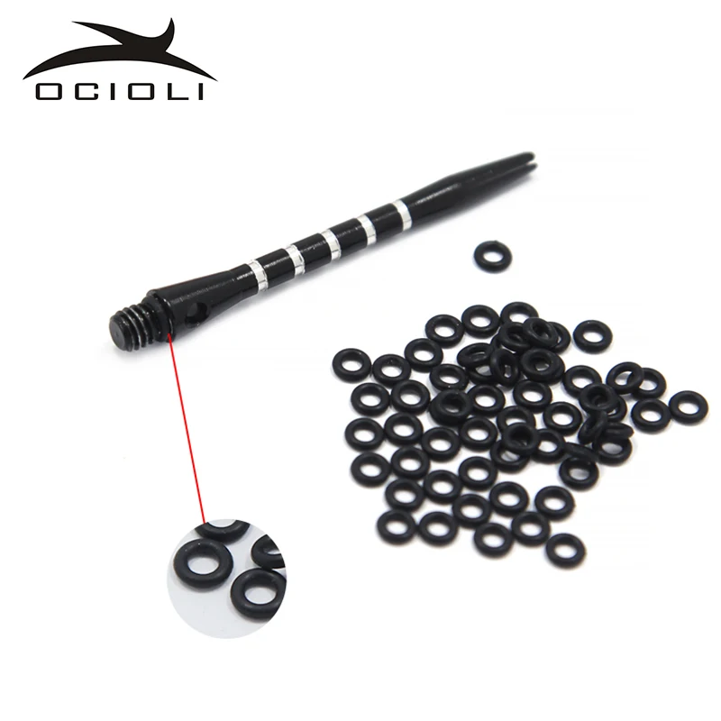 200Pcs/Set Hunting Rubber O Ring Black Gasket Grip Washer Grommets Stems/Flights Darts Arrow Tips Broadhead Replace Accessories | Спорт и
