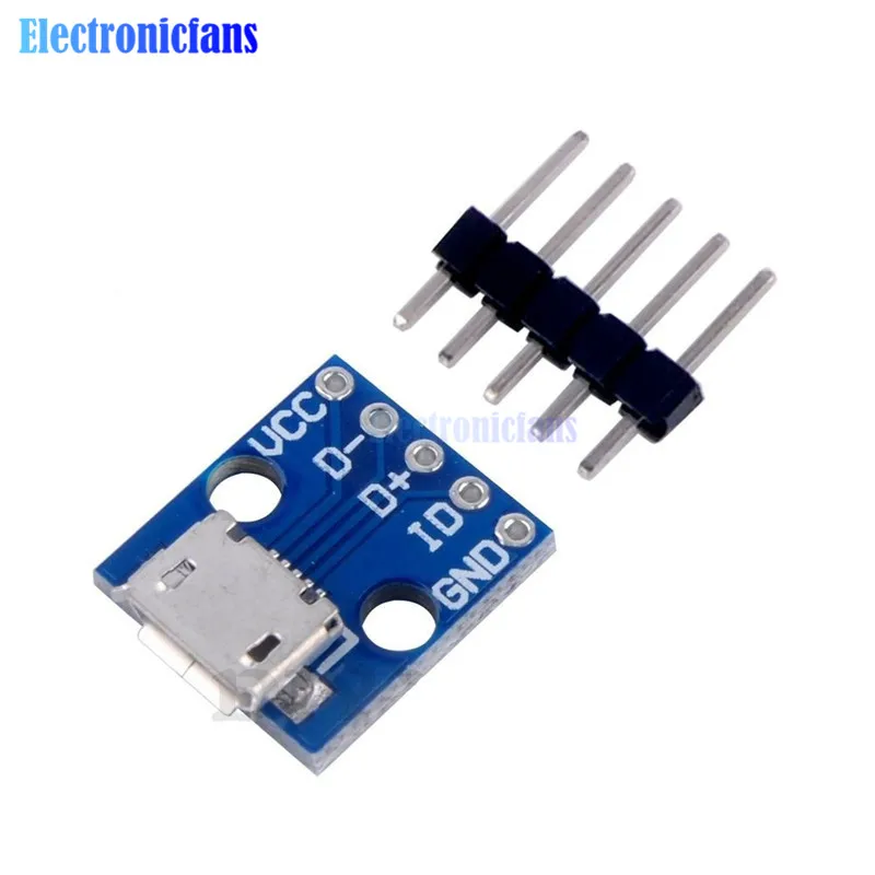 USB-плата CJMCU микро 5 шт. адаптер питания В коммутационный интерфейсный модуль
