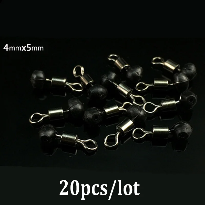 20pcs/lot 3 Way Luminous T-shape Cross-line Rolling Swivel With Pearl Beads Fishing Swivels Fishhooks Fishing Connector PR-069 - Цвет: E