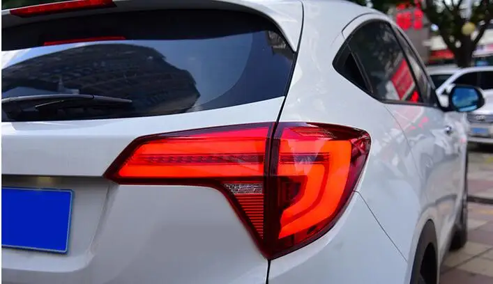 Автомобильный Стайлинг динамический поворотник задние фонари для Honda hr-v HR-V задний фонарь светодиодный задний фонарь привод+ тормоз+ сигнал