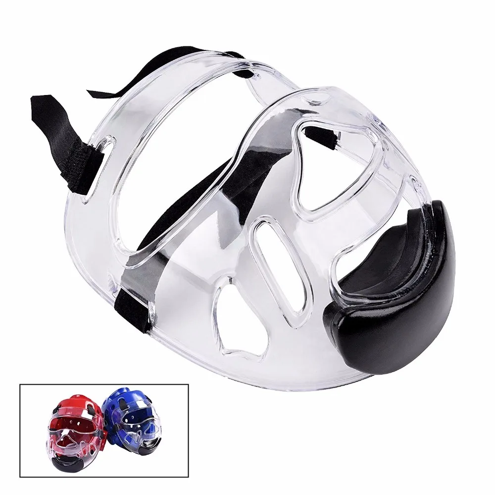 

adjustable Taekwondo Helmet Mask Karate Kicking Boxing Face Shield Cage Mask Sparring Gear Face protection