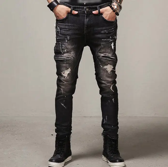 Popular Black Baggy JeansBuy Cheap Black Baggy Jeans lots from China