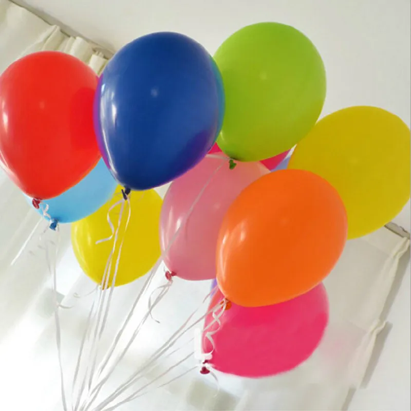 Buy High quality balloons100pcs/lot 10'' 2.3g round