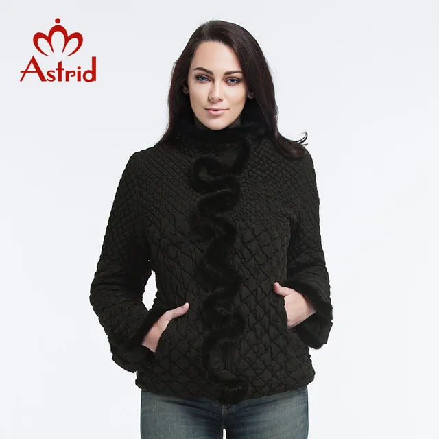 Astrid 2018 Модная куртка для женщин Пальто Зимняя женская куртка Эластичные топы Досуг куртка Женщины плюс размер XL-6XL AM-8828