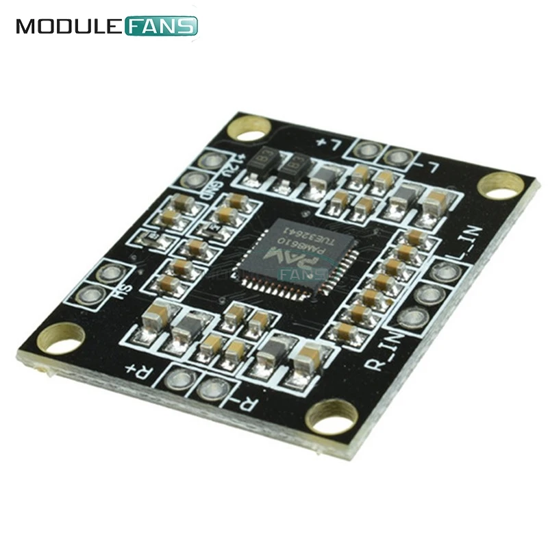 

5PCS PAM8610 2x15W Power Amplifier Board Digital Two-Channel Dual Channel Stereo Power Amplifier Board Miniature Module 12V