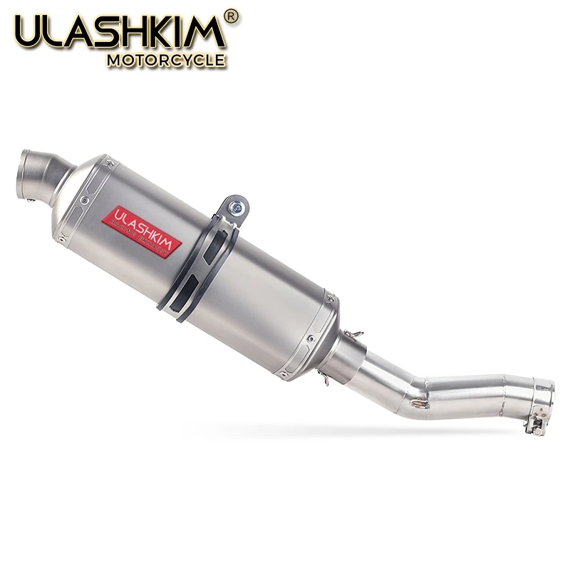 

Motorcycle Full Exhaust System Muffler Escape Modified Contact Middle Pipe Tube DB-killer Slip On For SUZUKI SFV650 Gladius