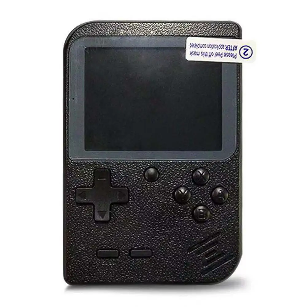 1x видео игровая консоль 8 бит ретро мини карманный портативный игровой плеер встроенный 168 классические игры для детей ребенок 2,8" - Цвет: Black