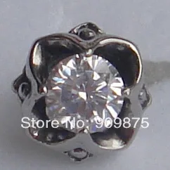

men jewelry cool men/boy's clear cz 316L stainless steel earring stud punk