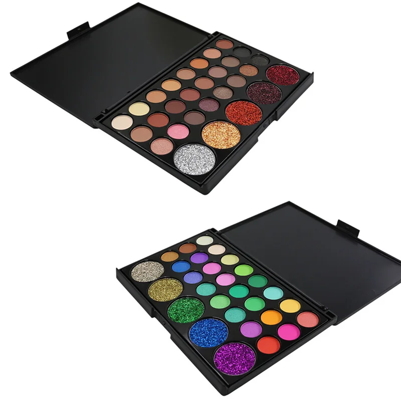 Portable Professional 54 Colors Eye Shadow Palette Fashion Cosmetic Powder Eyeshadow Palette Makeup Natural Shimmer Matt Set