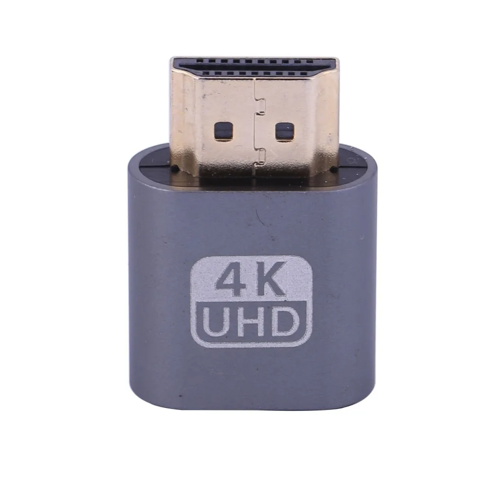 HDMI DDC EDID Виртуальная вилка Безголовый призрак эмулятор отображения доска с замком 1920x1080 HDMI адаптер A09 VGA адаптер виртуального дисплея