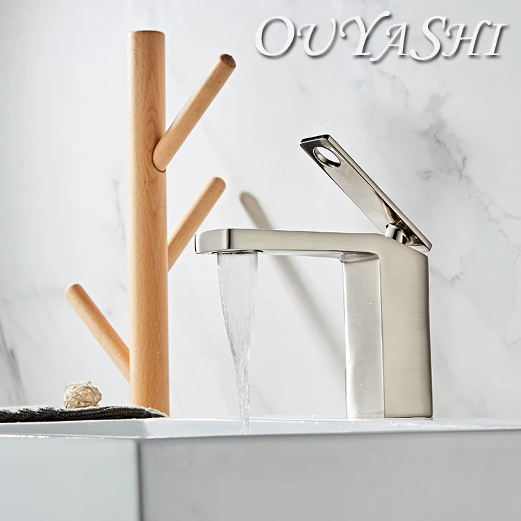 

OUYASHI bathroom basin faucet water tap single handle single hole undercounter