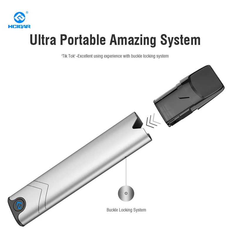 HCIGAR AKSO OS простой комплект многоразовый картридж вейп ручка pod MTL стартер