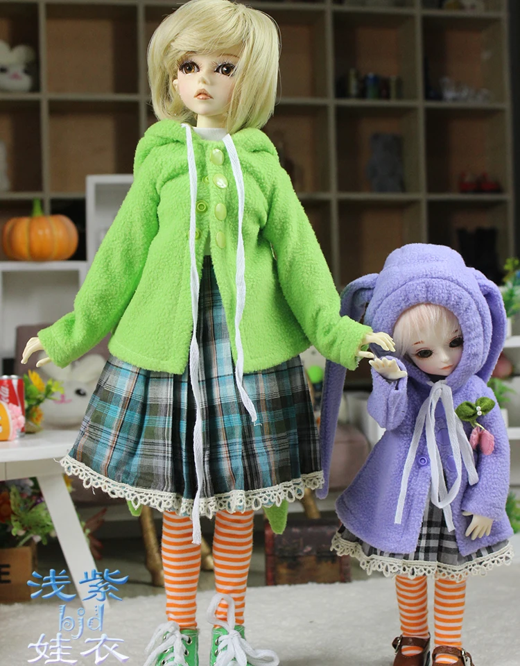 1/6 1/4 1/3 на шарнирах, в масштабе пальто+ платье+ носки набор для BJD/SD Одежда Аксессуары куклы, не включены куклы, обувь, парик и аксессуары 1608