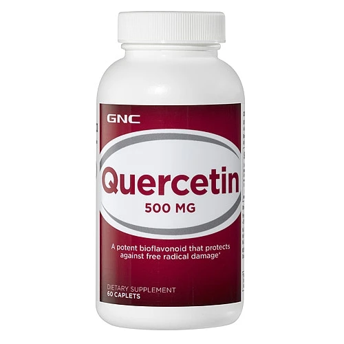 GNC Quercetin 500 MG 60 Caplets Item #092712 gnc women s ultra mega active without iron 90 caplets free shipping u s a original imported