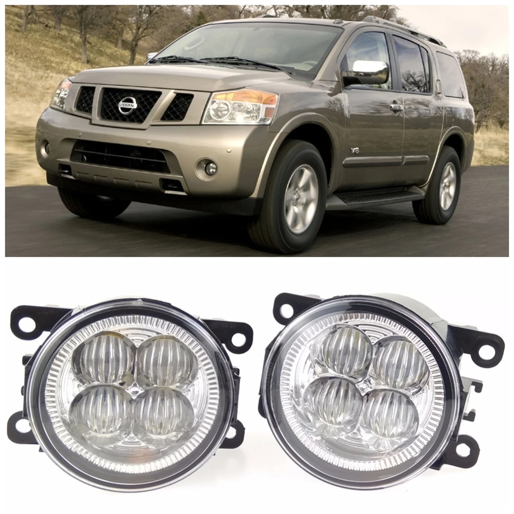 

For NISSAN ARMADA 2003-2015 High power high brightness LED set lights lens fog lamps