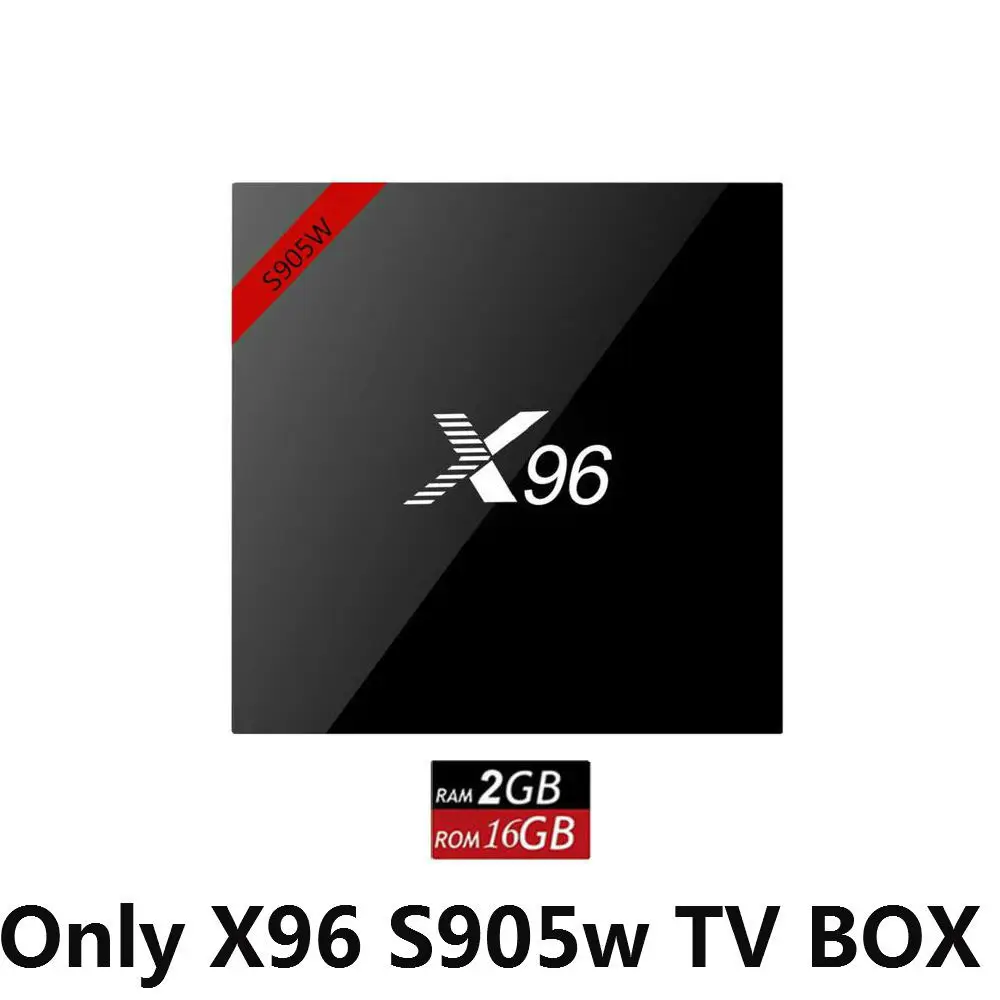 Yojia 4K медиаплеер X96w Смарт ТВ приставка Android 7,1 Amlogic S905w 1 ГБ/8 ГБ 2 ГБ/16 ГБ X96 ТВ приставка X96w приставка DLNA - Цвет: 2G16G