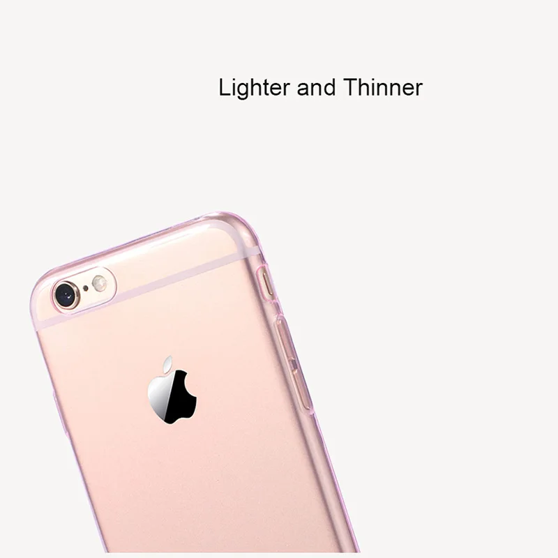 Чехол для Телефона IPhone X 7 8 Plus 6 6s 5 5S SE силиконовый ультратонкий гелевый мягкий