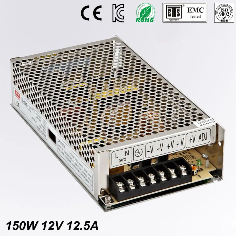 

150W 12A 12 V Adjustable Smps Power Supply 12V Transformer 220v 110v AC to fonte 12V For Led Strip light CNC CCTV