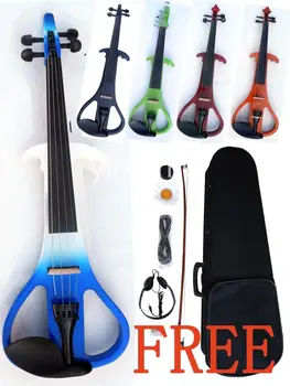 

New 4/4 Electric Violin Woderful SOund Solid Wood Ebony Part Yinfente Fiddle