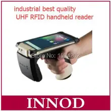 8 м УВЧ для дальних дистанций Ручной Считыватель RFID с WI-FI GPRS 3g 1D 2D сканер штрих-кода