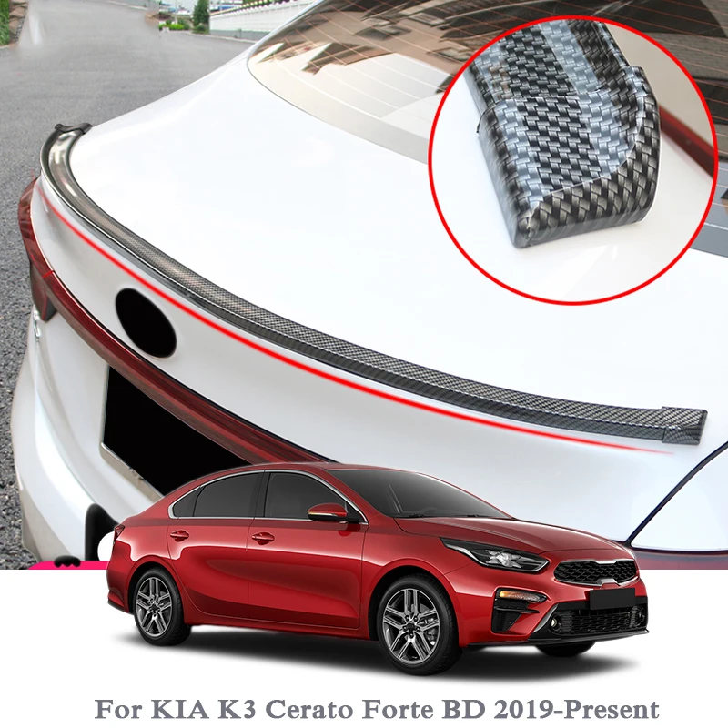 

Car-Styling 5D Carbon Fiber Spoilers Styling DIY Refit Spoiler For Audi BMW Toyota Honda KIA K3 Hyundai Opel Mazda Ford Skoda