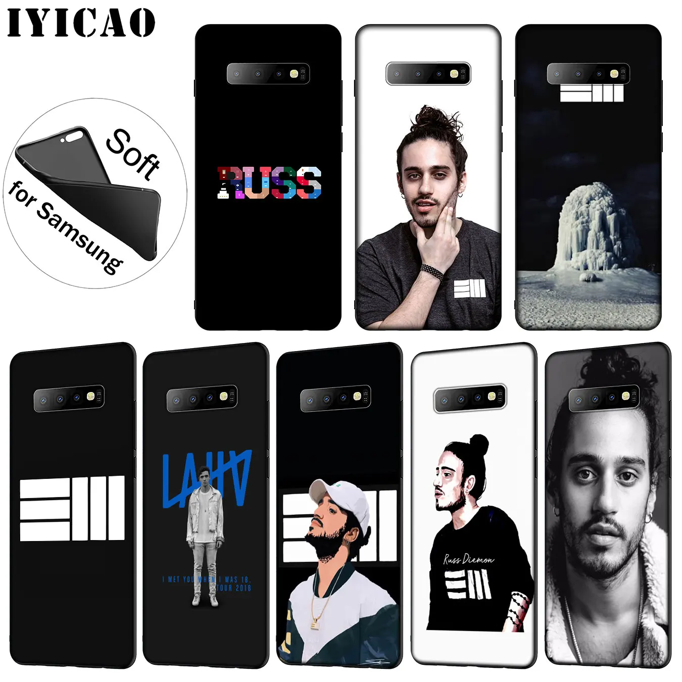 IYICAO Russ pop Soft Silicone Phone Case for Samsung Galaxy S20 Ultra S10 Lite S9 S8 Plus S6 S7 Edge S10e Cover |