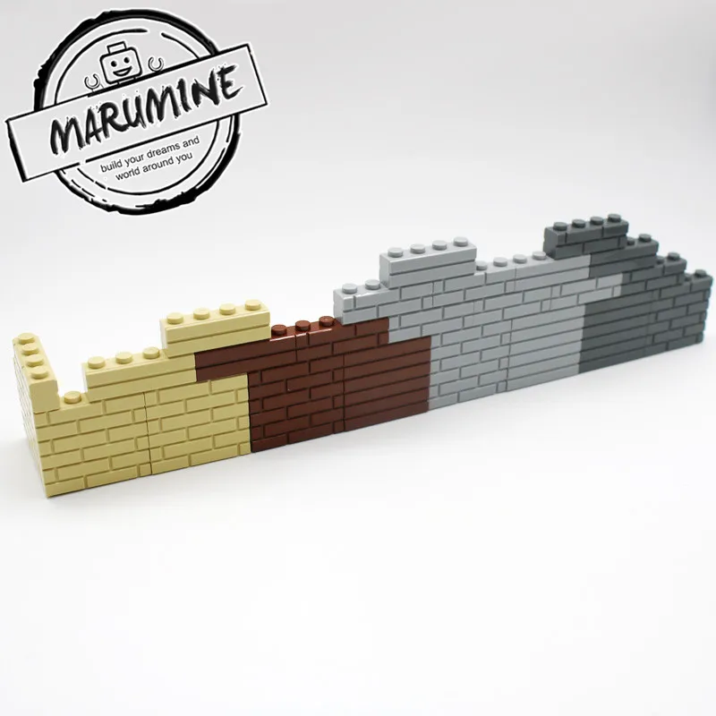 MARUMINE City Part 1x4 Dots кирпичи 15533 дома стены строительные блоки Совместимость обучения Классический DIY MOC Обучающие игрушки набор