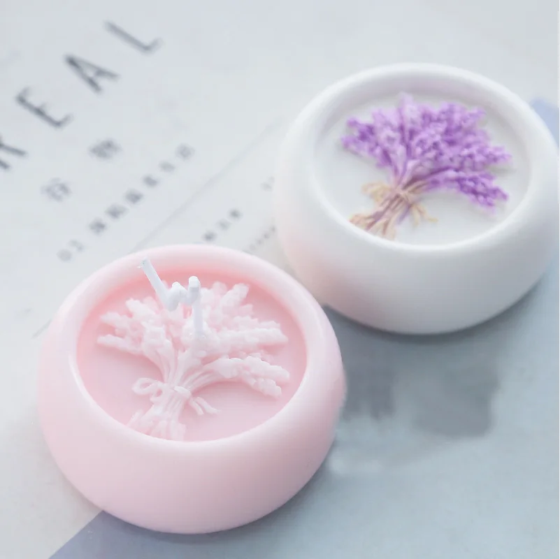

Lavender Soap Silicone Mould Silicone Lavender Mold Aroma Moulds Bouquet DIY Silica gel Aroma flower Candle molds