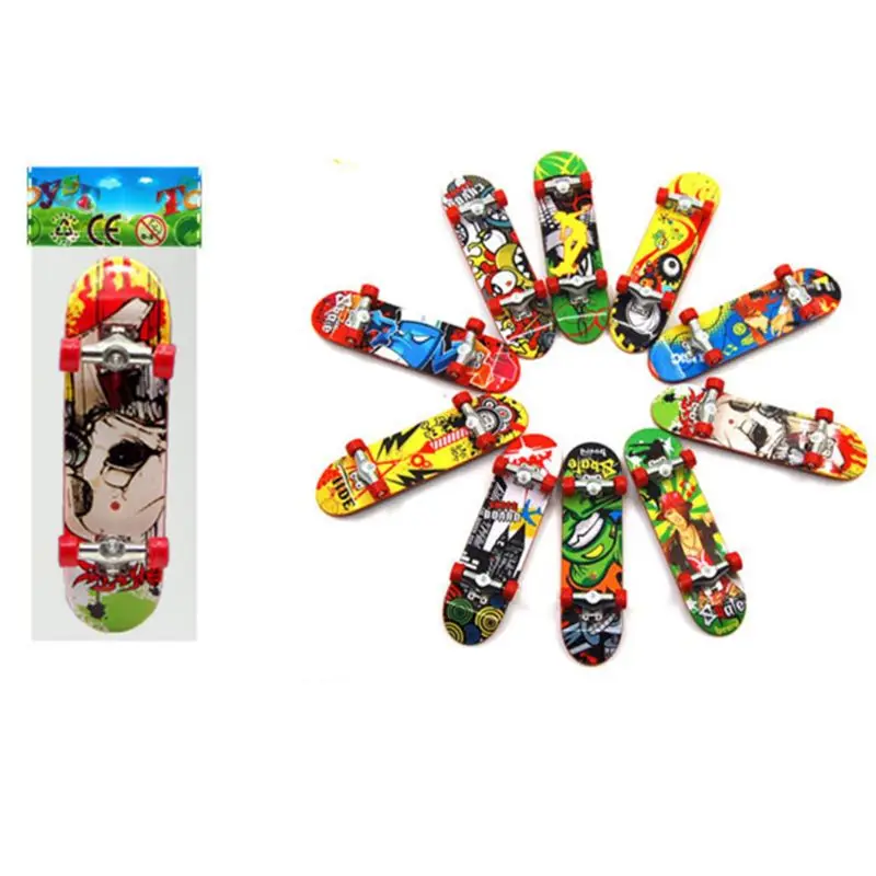 

2PCS Finger Board Tech Truck Mini Skateboards Alloy Stent Party Favors Gift MAR-20