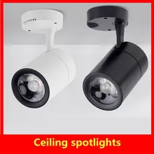 7/12/20/30 Вт Led поверхностного монтажа прожекторов магазин одежды фоне стены дома удара следа потолка свет магазин showroom пятно света